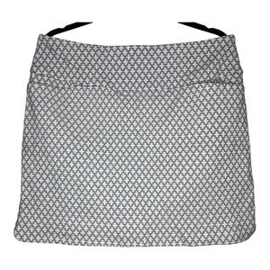 SC & CO Tennis Golf Skort Stretch Pockets Black White Tummy Control Size XLG